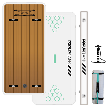 POP Board Co POP Up Plank 8' x 3' Inflatable Platform - Good Wave
